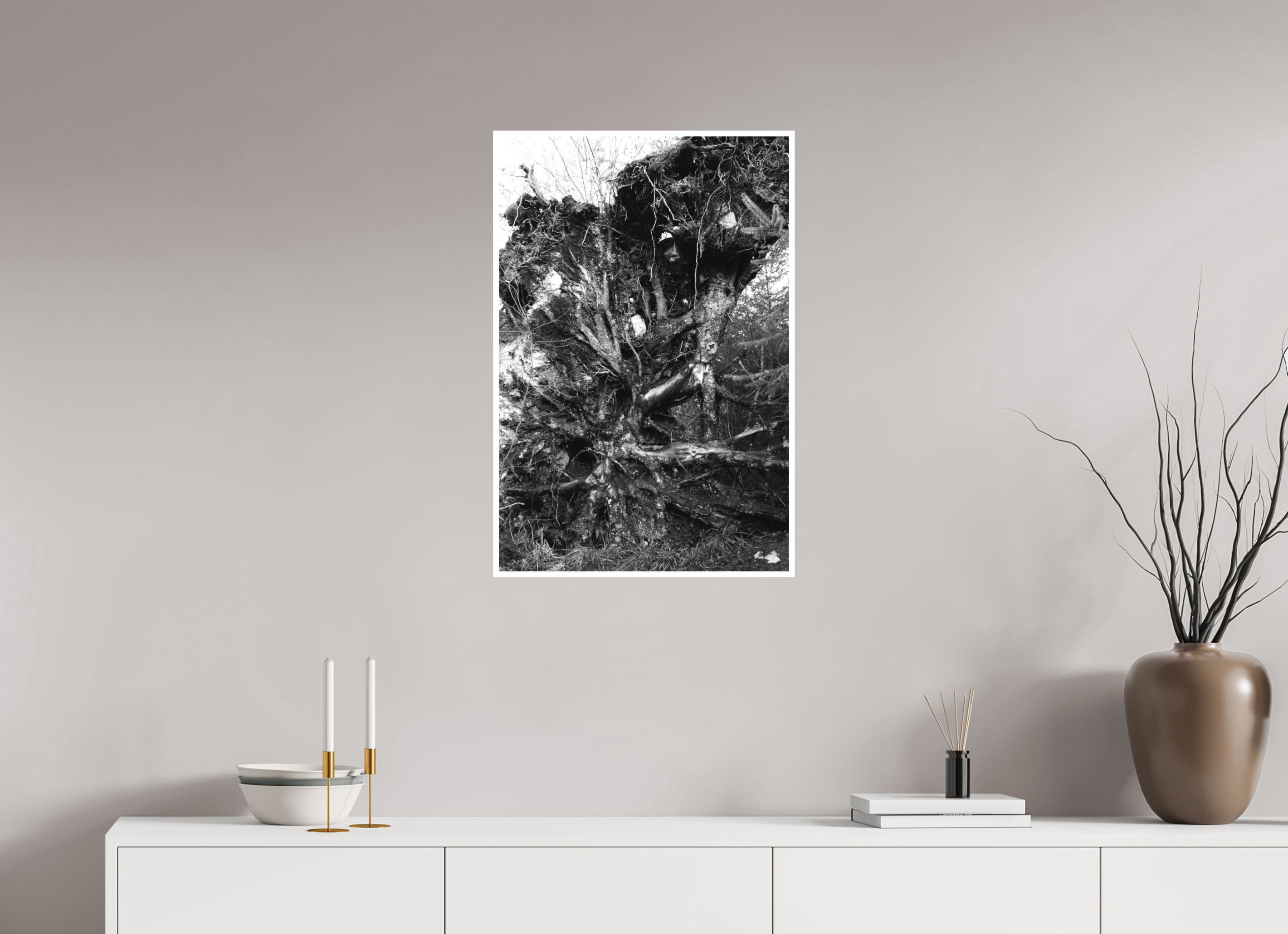 50 x 75 cm, Fine Art Print giclee Uprooted