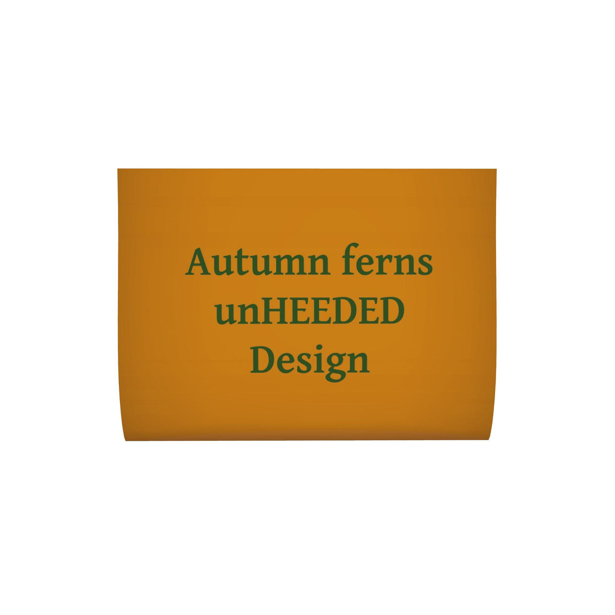 Autumn fern cushion